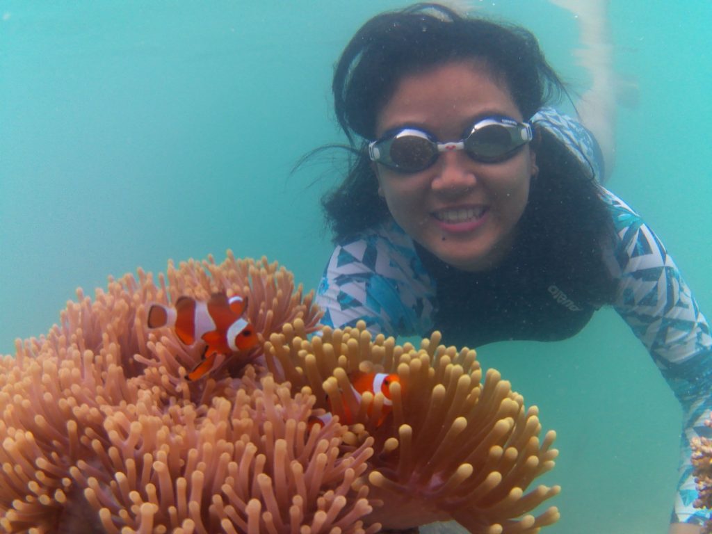 Selfie Nemo Snorkeling Pulau Tidung